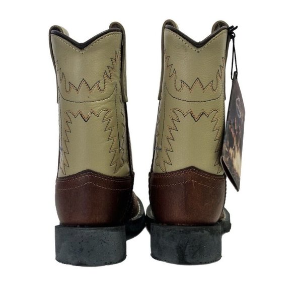 Old West Round Toe Western Cowboy Boots INFANT SIZE 4.5 BRAND NEW! - Picture 5 of 7